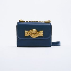 zara navy bag